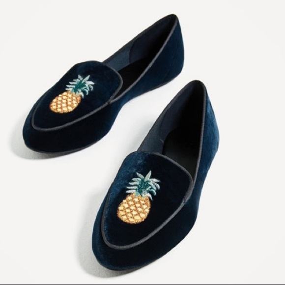 zara pineapple shoes